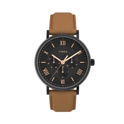 Ρολόι Timex Dress Southview TW2V91600 Black/Brown