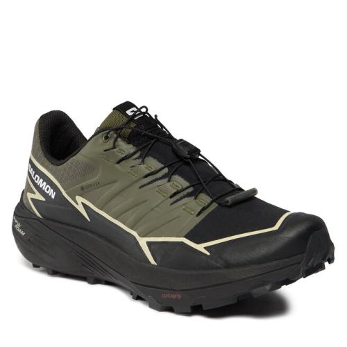 Παπούτσια Salomon Thundercross GORE-TEX L47383400 Olive Night/Black/Alfalfa