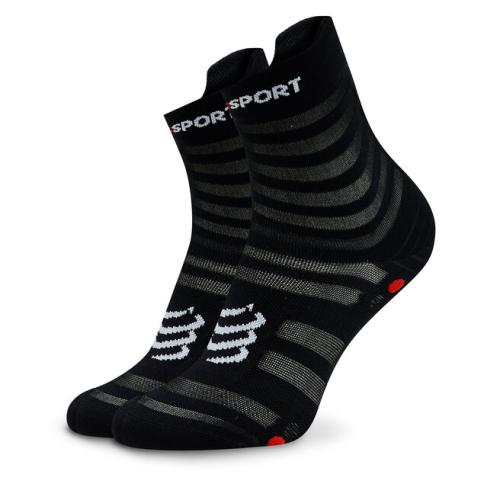 Κάλτσες Ψηλές Unisex Compressport Pro Racing Socks V4.0 Ultralight Run High XU00050B Black/Red