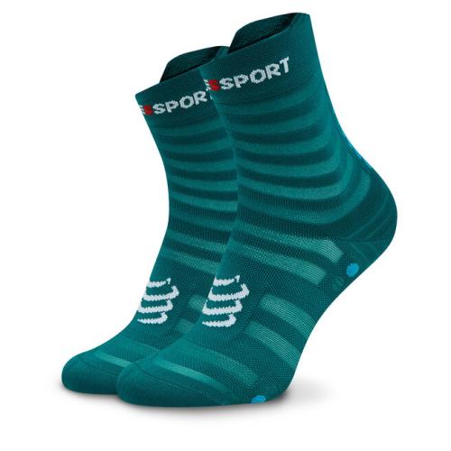 Κάλτσες Ψηλές Unisex Compressport Pro Racing Socks V4.0 Ultralight Run High XU00050B Shaded/Hawaiian 118
