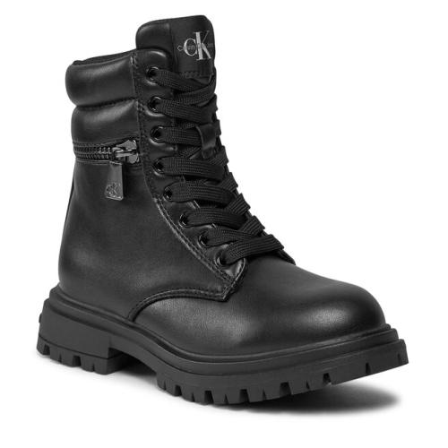 Ορειβατικά παπούτσια Calvin Klein Jeans Lace-Up Bootie V3A5-80687-1355 M Black 999
