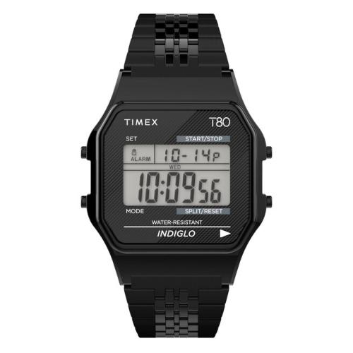 Ρολόι Timex T80 TW2R79400 Black/Black