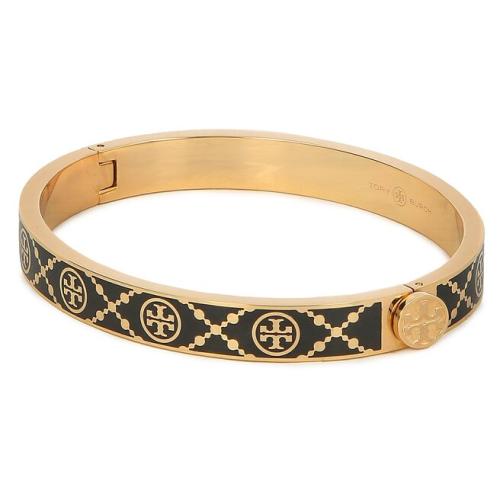 Βραχιόλι Tory Burch T Monogram Hinge Bracelet 150568 Tory Gold / Black 720