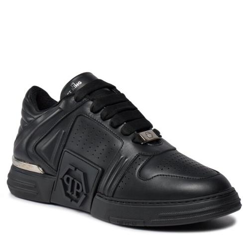 Αθλητικά PHILIPP PLEIN Leather Lo-Top Sneakers AACS MSC3843 PLE075N Black / Black 0202