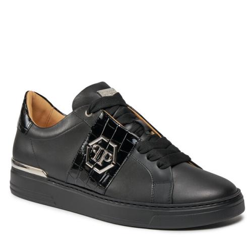 Αθλητικά PHILIPP PLEIN Leather Lo-Top Sneakers AACS USC0513 PLE010N Black 02