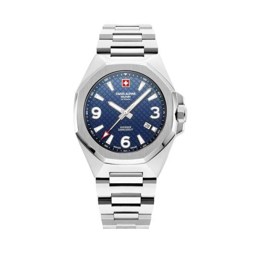 Ρολόι Swiss Alpine Military 7005.1135 Silver/Blue