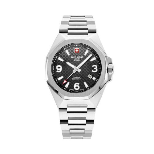 Ρολόι Swiss Alpine Military 7005.1137 Silver/Black