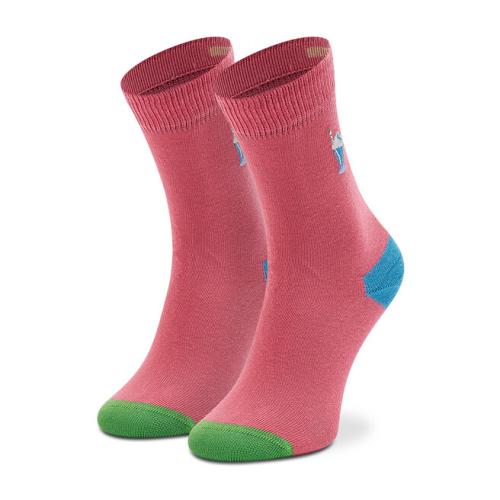 Κάλτσες Ψηλές Παιδικές Happy Socks KBEMS01-3500 Ροζ