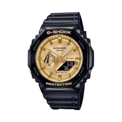 Ρολόι G-Shock Octagon GA-2100GB-1AER Black/Gold