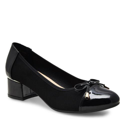 Κλειστά παπούτσια Clara Barson LS6032-02 Μαύρο