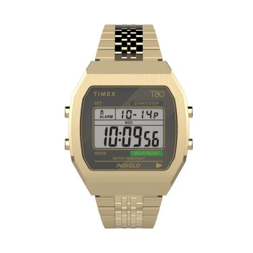 Ρολόι Timex T80 TW2V74300 Gold/Gold