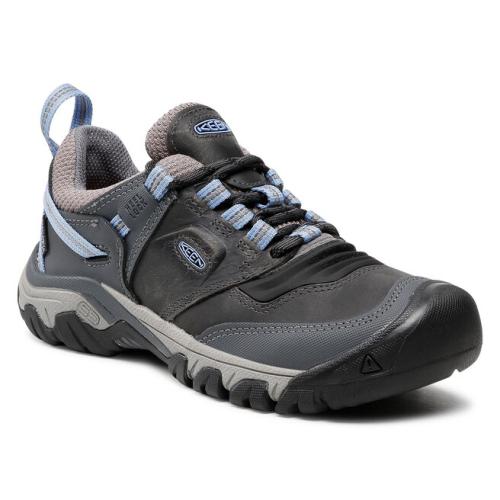 Παπούτσια πεζοπορίας Keen Ridge Flex Wp W 1024923 Steel Grey/Hydrengea