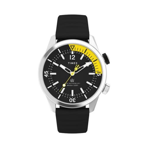 Ρολόι Timex Waterbury Dive TW2V73400 Silver/Black
