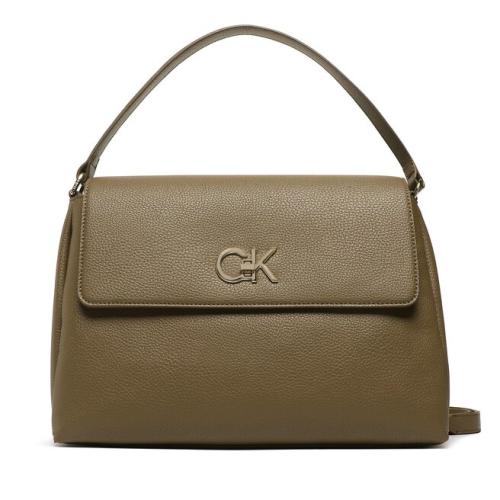Τσάντα Calvin Klein Re-Lock Tote W/Flap Pbl K60K610178 LBB