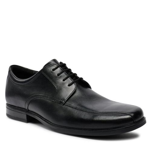 Κλειστά παπούτσια Clarks Howard Over 26174925 Black Leather