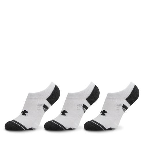 Σετ 3 ζευγάρια κάλτσες σοσόνια unisex Under Armour Ua Performance Tech 3Pk Ns 1379503-100 White/White/Jet Gray