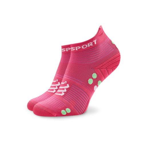 Κάλτσες Κοντές Unisex Compressport Pro Racing Socks v4.0 Run Low XU00047B Hot Pink/Summer Green 379