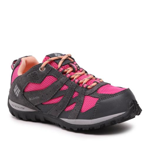 Παπούτσια πεζοπορίας Columbia Youth Redmond Waterproof BY2857 Dark Grey/Pink Ice 089