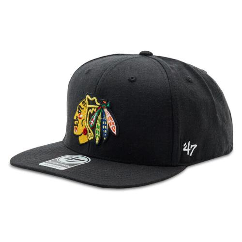 Καπέλο Jockey 47 Brand NHL Chicago Blackhawks No Shot '47 CAPTAIN H-NSHOT04WBP-BKB Black