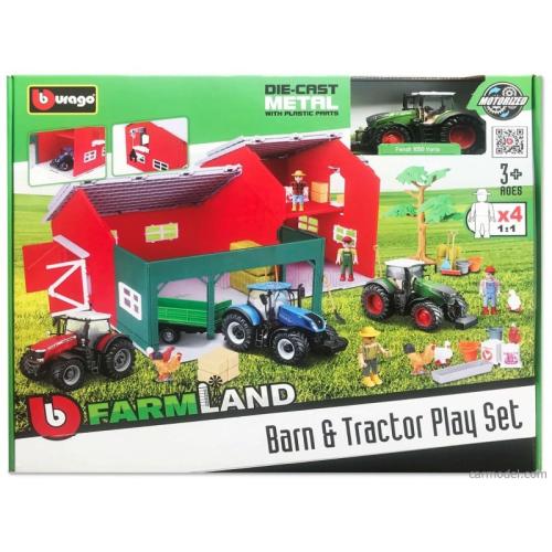 Bburago Farmland Farm Set With 1 Tractor (18/31684)