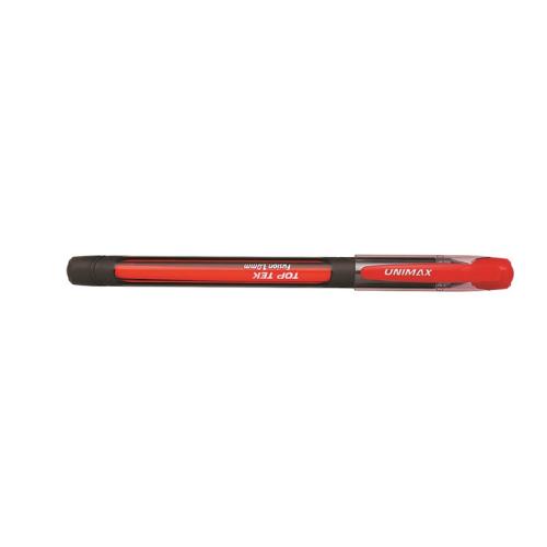 Στυλό Top Tek Fusion διαρκείας με καπάκι μύτη medium 1,0mm Κόκκινο (32543)