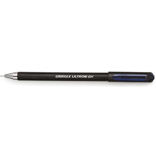 Στυλό Ultron 2X διαρκείας με καπάκι μύτη fine 0,7mm Μπλε (35009)