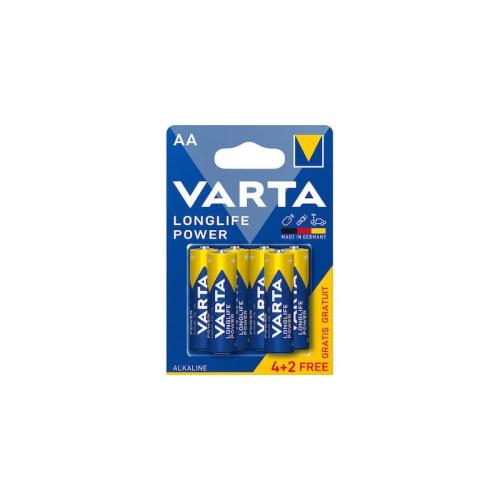 Μπαταρίες Varta AΑ Lr6 Longlife Power (6 Τεμάχια) 1.5V (12682)