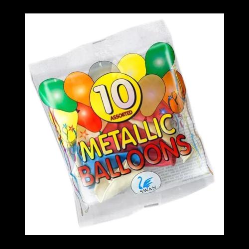 Παρτυ Μπαλονια Μεταλλικα 10Τεμ.(04-0174)