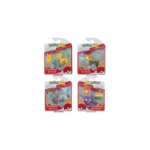 Pokemon Φιγούρες 3 Τεμ. W13 (4 Σχέδια, 2X5Εκ & 1X7.5Εκ) - 1 τμχ (JW095155-G)