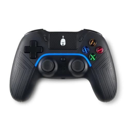 Spartan Gear - Aspis 4 Wired & Wireless Controller Μαύρο (Compatible With Pc [Wired] And Playstation 4 [Wireless])