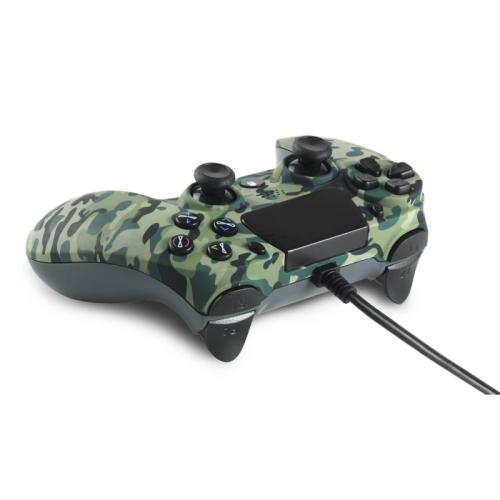 Spartan Gear - Hoplite Wired Controller Green Camo (Compatible With Pc And Playstation 4) (072218)