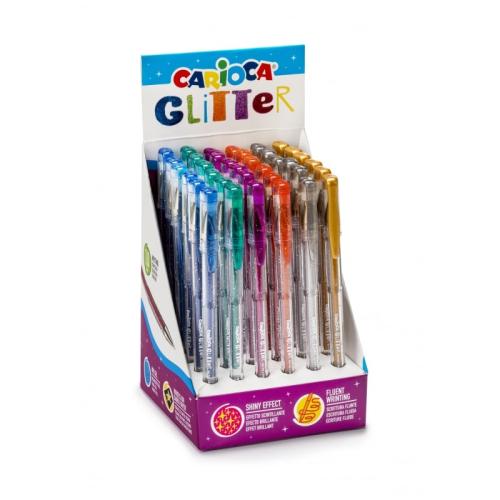 Στυλό Carioca Glitter 1mm - Διάφορα Χρώματα (38389)