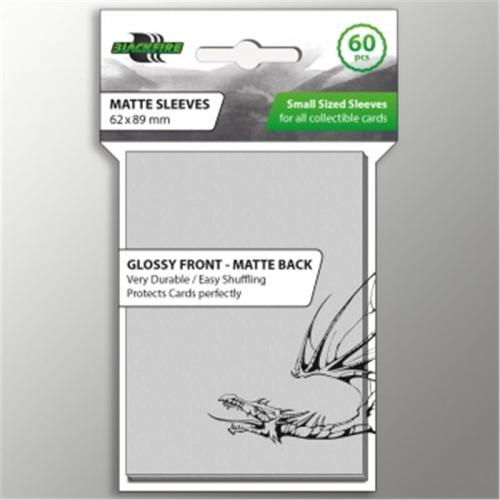 Clear Matte Sleeves Small Sized 62X89Mm 60Pcs (BF03976)