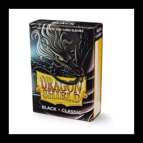 Dragon Shield Japanese Art Sleeves - Classic Black (60 Sleeves) (AT-10602)