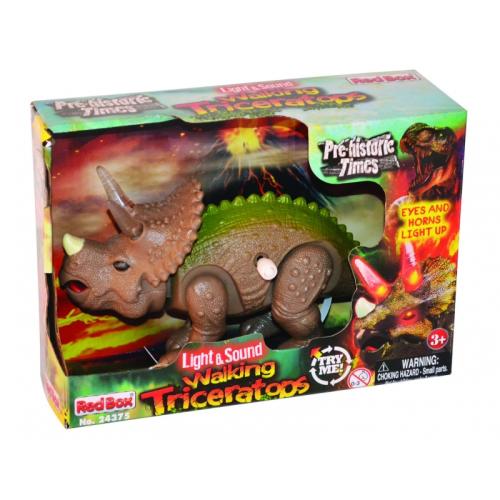 Triceratops Κινητικός Που Περπατάει Με Φώτα Ήχους 20εκ (15124375)