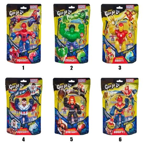Goo Jit Zu Marvel Single Pack Series 5 - 6 Σχέδια (GJT39000)