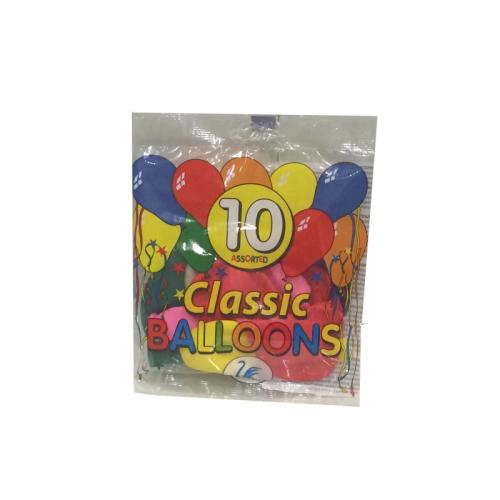 Παρτυ Μπαλονια Classic Baloons 10Τεμ. (04-0173)