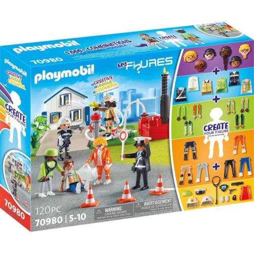 Playmobil My Figures: Πυροσβεστικη Διασωση (70980)
