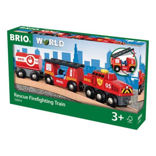 Brio World Πυροσβεστικό Τρένο (33844)