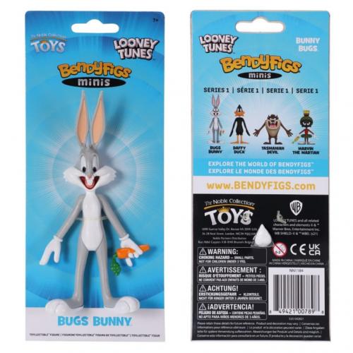 Bugs Bunny - Mini Bendyfig - Looneytunes (NN1184)
