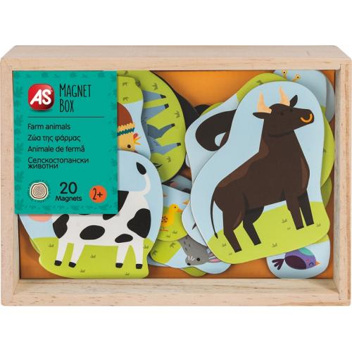 Magnet Box Wooden Animals (1029-64045)