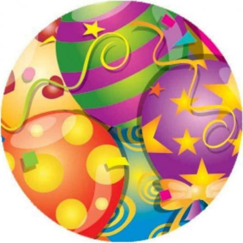 Παρτυ Πιατα Χαρτ 23Cm 6Τεμ Deluxe Balloons (658102)
