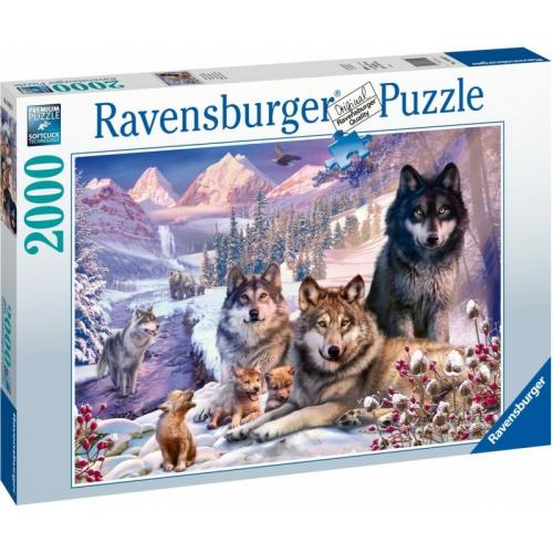 Ravensburger Puzzle Λύκοι Στο Χιόνι 2000 Τεμ. (16012)