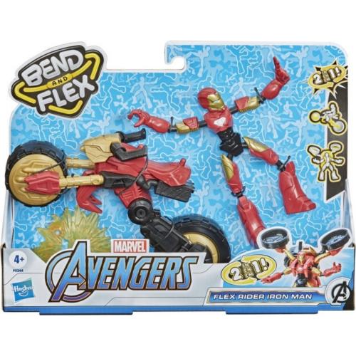 Avengers Bend And Flex Flex Rider Iron Man (F0244)