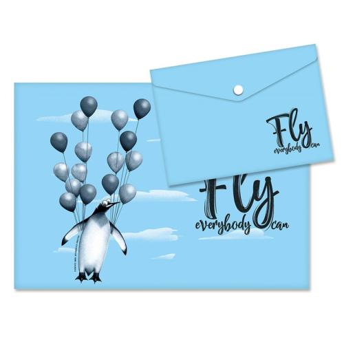 Φάκελος Κουμπί Run&Fly PP A4 Mix 6 σχεδίων (34647)