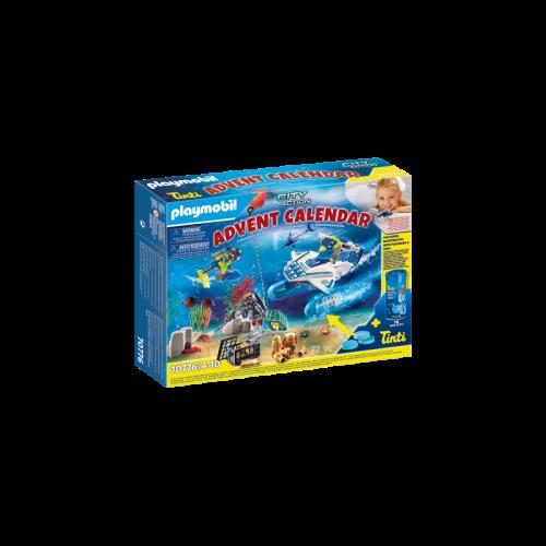 Playmobil Χριστουγεννιάτικο Ημερολόγιο - Υποβρύχια αποστολή Αστυνομίας (70776)