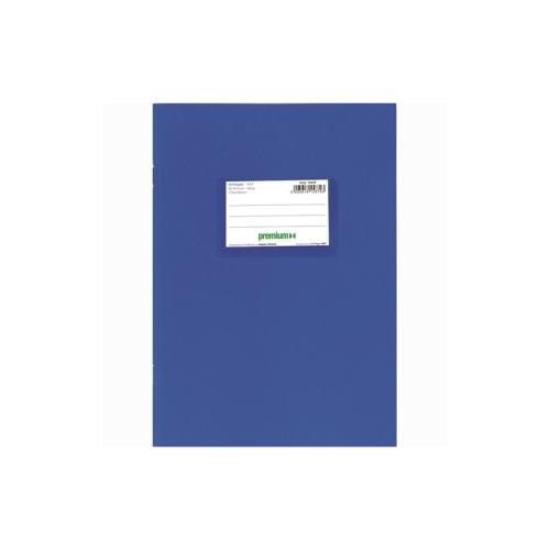 Τετράδια Καρφίτσα Premium Μπλε Σχολικό 17x24 Ριγέ 50φυλ (26275)