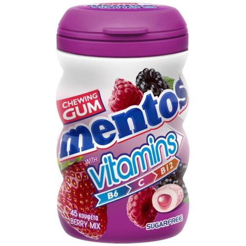 Τσιχλες Mentos Vitamins Berry 90gr(6124)