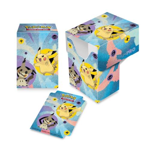 Pikachu & Mimikyu Deck Box For Pokemon 65 Sleeves ( 16111 )