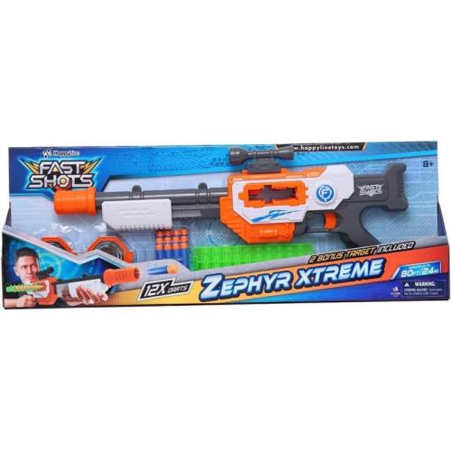 Fast Shots Zephyr Xtreme With 12 Foam Darts And 2 Targets (590059)